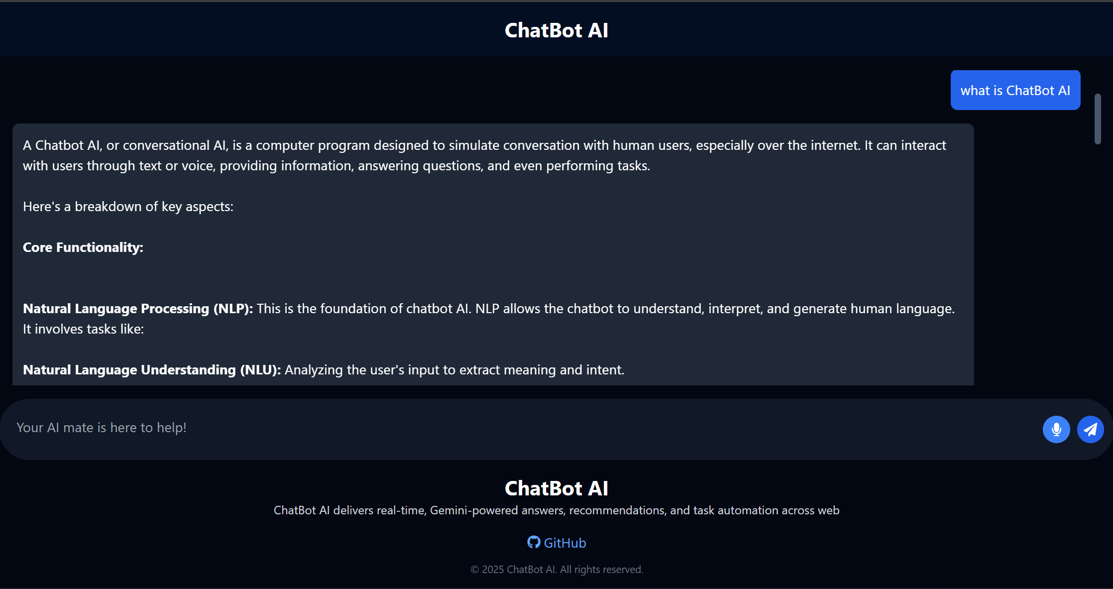 ChatBot AI - Web App